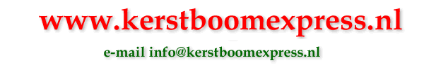 kerstboomexpress; makkelijk, snel, simpel!